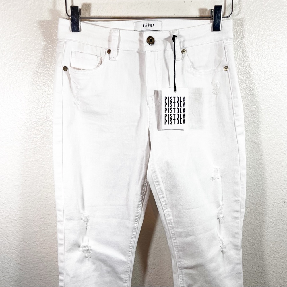 PISTOLA Jennifer Oslo white skinny jeans - Picture 2 of 8